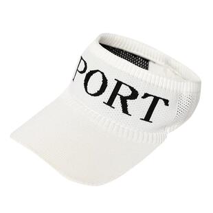 防晒帽子女空顶网红夏季遮阳帽韩版针织棒球鸭舌帽户外运动太阳帽