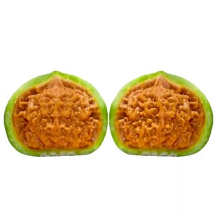 文玩核桃青皮核桃四座楼狮子头麒麟纹男开果盘玩手把件大官帽青果