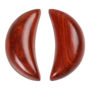 红檀木圣杯圣卦家用阴阳杯实木茭杯卦杯紫檀木红木工具掷佛堂用品