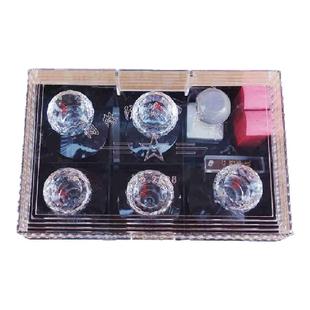 多功能光敏印章盒大号公章盒收纳盒防伪印章箱印鉴盒财务银行放章