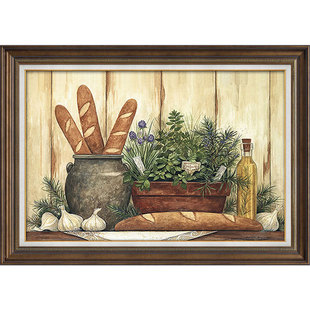 美式餐厅装饰画客厅挂画欧式饭厅厨房壁画静物油画高级感墙画简约