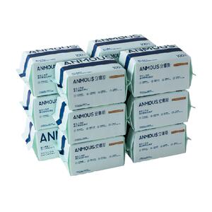 安慕斯珍珠纹婴儿绵柔洗脸巾100抽*12包