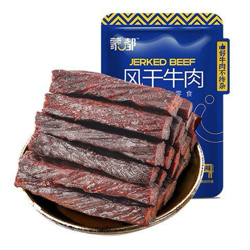 蒙都内蒙古风干清真牛肉干500g