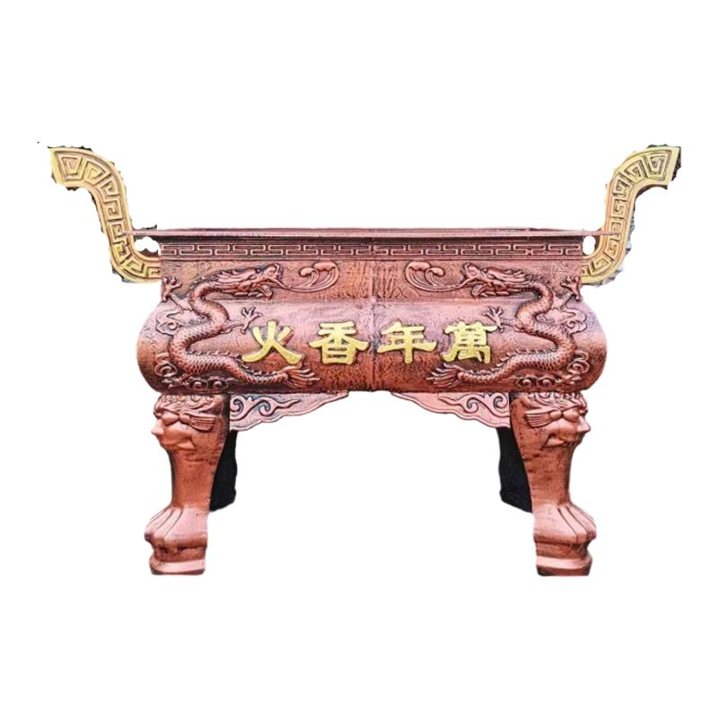 大香炉寺庙雕刻生铁铸铁古风