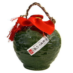 绍兴特产 抱龙山花雕王十二年陈坛装半甜清爽型黄酒1.5L自饮送礼