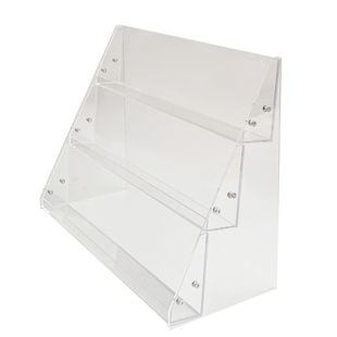 亚克力直播展示架透明红包利是封陈列架阶梯面膜文创展销架可定制