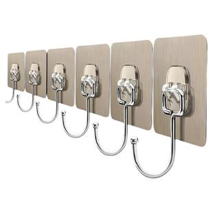 强力粘胶挂钩墙壁免打孔无痕粘钩贴墙上粘贴承重贴钩透明钩子墙面