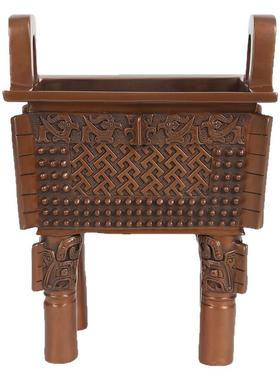 仿古青铜鼎办公桌装饰品