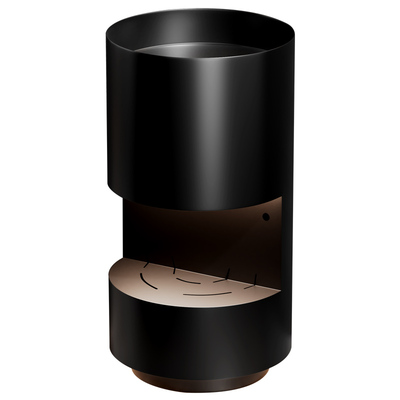 芬驰不锈钢立柱盆酒店民地式圆形洗手盆国风卫生间带置物架一体盆