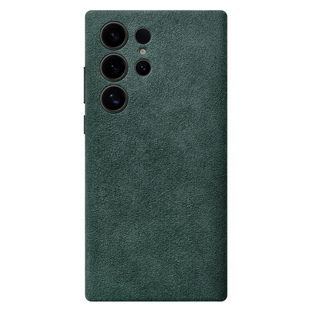 Sipolg适用三星S25手机壳galaxyS24Ultra磁吸S23欧缔兰Alcantara翻毛皮保护套磨砂全包防摔高档超薄创意男款