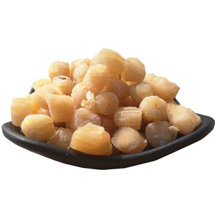 新货大干贝淡晒瑶柱元贝海鲜干货鲜贝炖汤扇贝2份包邮浙江水产