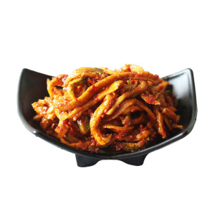 秀彬家园 东北香辣萝卜干 辣脆味咸菜下饭菜韩国泡菜萝卜条朝鲜族