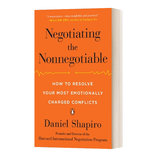 英文原版 Negotiating the Nonnegotiable 不妥协的谈判 哈佛大学经典谈判心理课 英文版 进口英语原版书籍