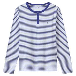 AIGLE艾高女士上衣防晒长袖T恤条纹打底衫内搭26年春夏新品BR28