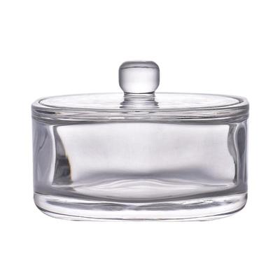 水晶玻璃糖果罐带盖欧式结婚糖果盒家用零食坚果储物罐首饰收纳盒