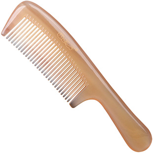 超大羊角梳牛角梳牦牛角梳大号天然正品加厚牛角梳子女士专用长发