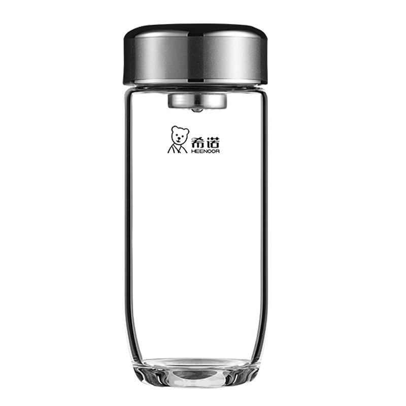希诺玻璃杯单层水杯男士泡茶杯