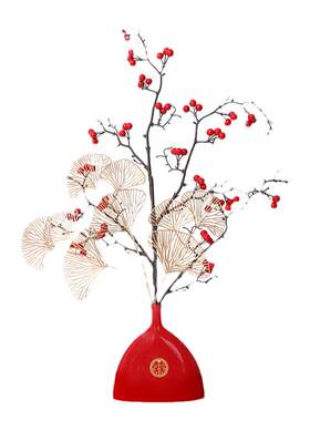 订婚花瓶摆件结婚桌面摆台装饰