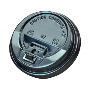 80口径奶茶杯盖一次性纸杯开关盖