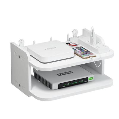电视机顶盒卧室wifi壁挂式置物架
