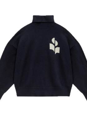 MARANT ETOILE NASH女式针织套头衫毛衣中领休闲
