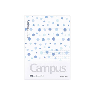 日本kokuyo国誉水彩絮语campus封套本PVC学生B5/A5笔记本防水防污