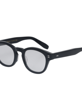 复古粗框高级板材浅色太阳镜潮男