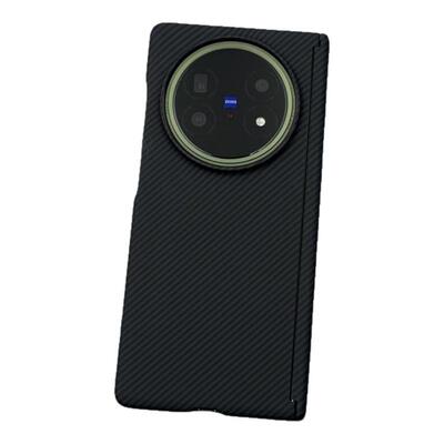 【碳纤维系列】轻奢高端凯夫拉纹保护套适用于vivoXFold5手机壳折叠屏磁吸中轴碳纤维纹理PC硬超薄xfold3pro