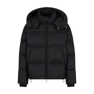 EMPORIO ARMANI/阿玛尼秋冬男女80白鸭绒加厚短款面包服羽绒服