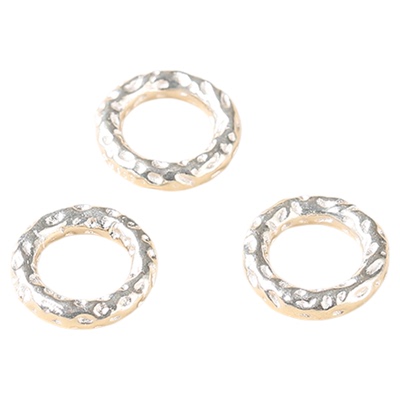 S999足银跑环隔片隔珠吊坠背云