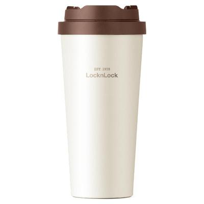 乐扣乐扣保温杯水杯女陶瓷覆层内胆咖啡随行杯不锈钢保冷杯子男款