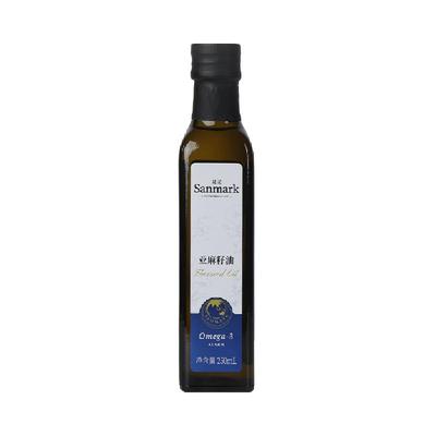 晟麦初榨凉拌亚麻籽油250ml×1瓶