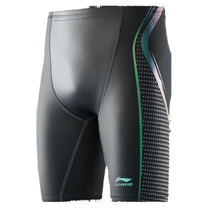 李宁男士泳裤专业竞速莱卡面料