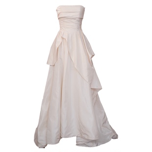 IRISY 法式抹胸新娘订婚礼服女轻奢小众轻婚纱领证气质长款小白裙