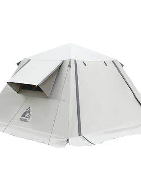 公狼户外露营双层防晒防暴雨帐篷