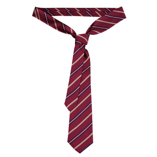 红色条纹丝巾腰带牛仔裤子配饰领带系腰系脖丝带两用款裤腰装饰