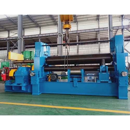 上辊万能式卷板机薄板厚板卷制液压卷板机鼓形上辊可选配卷锥装置