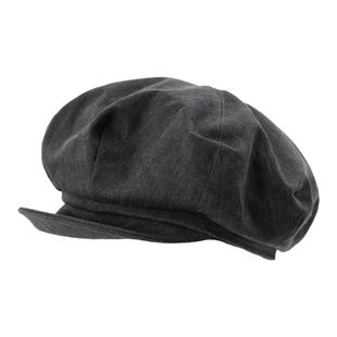 月球上的人秋冬自制洗水做旧英伦贝雷帽子男女日系复古反戴报童帽