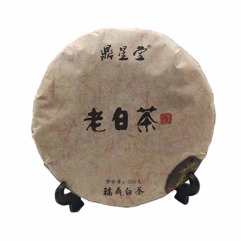 正宗高山福鼎白茶2012年枣香贡眉饼陈年老白茶饼药香寿眉350克