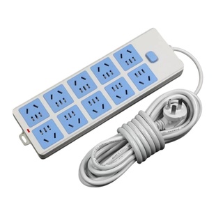 纯铜爆款插座家用带线三项插座板带长线拖线板不带线带开关插线板