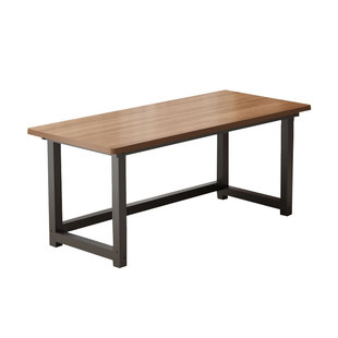 实木电脑桌台式书桌学生家用学习桌小户型卧室简易加粗加厚办公桌