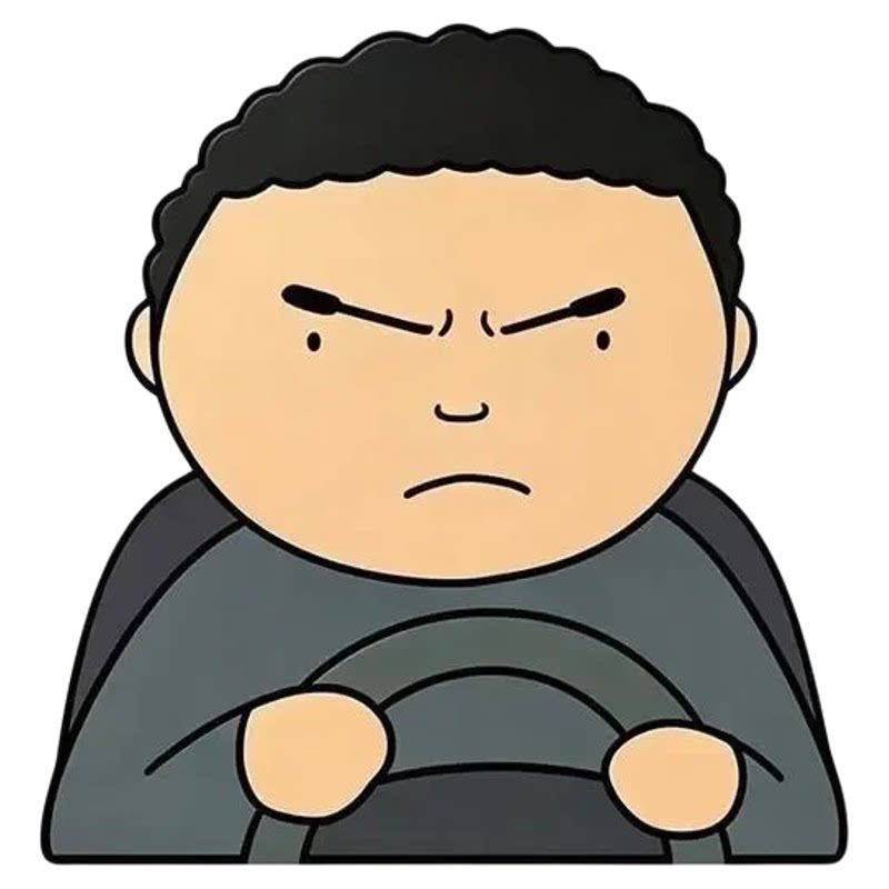 战斗脸公路之王搞笑车贴防水防晒
