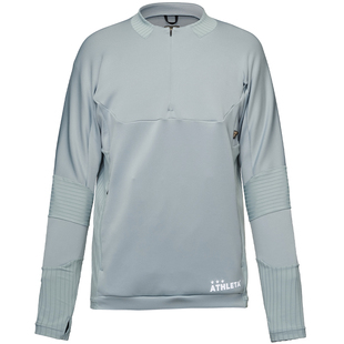 ATHLETA半拉链外套男王者系列足球训练服跑步拇指扣套头衫REI1184