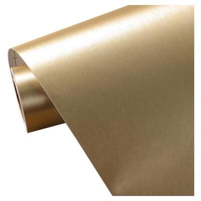 加厚厨房金色PVC金属冰箱贴纸