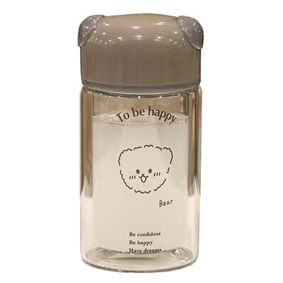 日式双层玻璃杯小巧清新防漏文艺