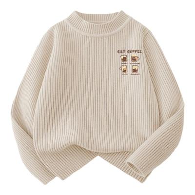 狮童装男童毛衣针织衫半高领薄款