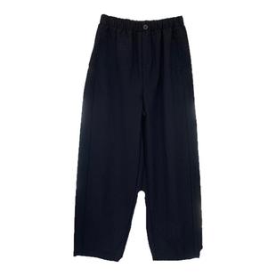 清仓特价 抗皱神裤微弹哈伦休闲裤女九分小个子秋季新垂感直筒裤