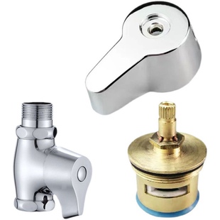 快开冲水阀陶瓷铜阀芯配件大便冲洗阀蹲便器手动开关手把手柄