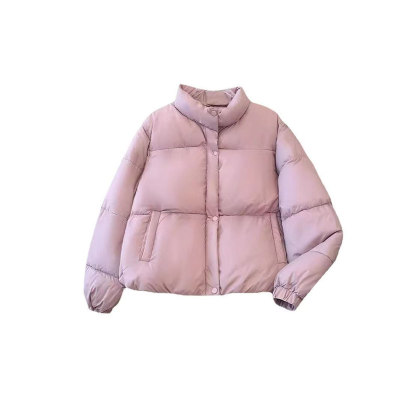 冬季新款韩版羽绒棉服女短款2025年宽松立领小个子时尚加厚面包服