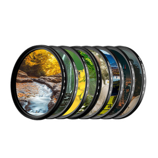 相机滤镜套装适用佳能尼康索尼富士镜头UV镜偏振黑柔星光ND减光镜